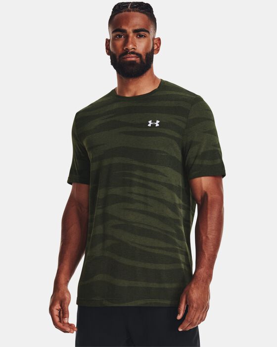 Men's UA Seamless Wave Short Sleeve image number 0