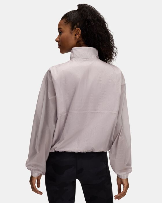 Women's UA Rival Woven ½ Zip Anorak Women's UA Rival Woven ½ Zip Anorak image number 1