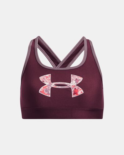 Girls' UA Crossback Graphic Sports Bra