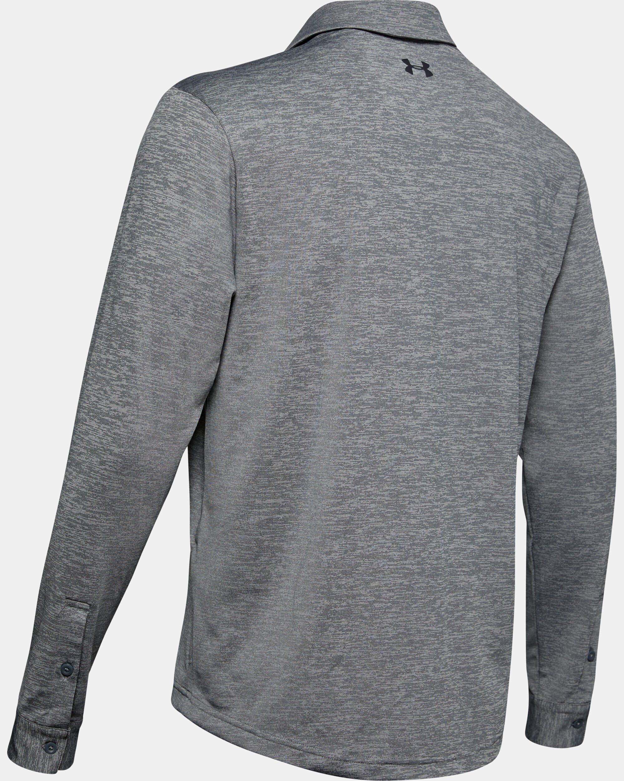 Buy Men s UA Playoff 2.0 Long Sleeve Polo Grey in Dubai UAE Under Armour