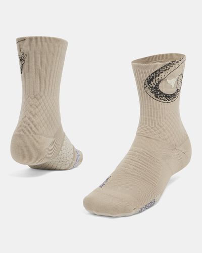 Unisex Project Rock ArmourDry™ Playmaker Mid-Crew Socks