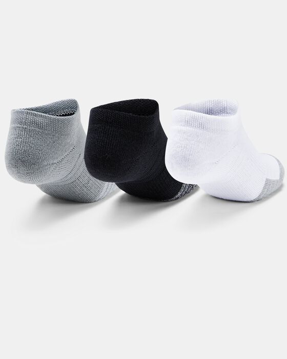 Youth HeatGear® No Show Socks 3-Pack image number 3