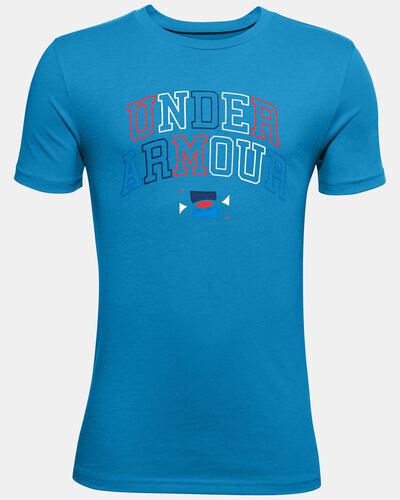 Boys' UA Multicolor Wordmark T-Shirt