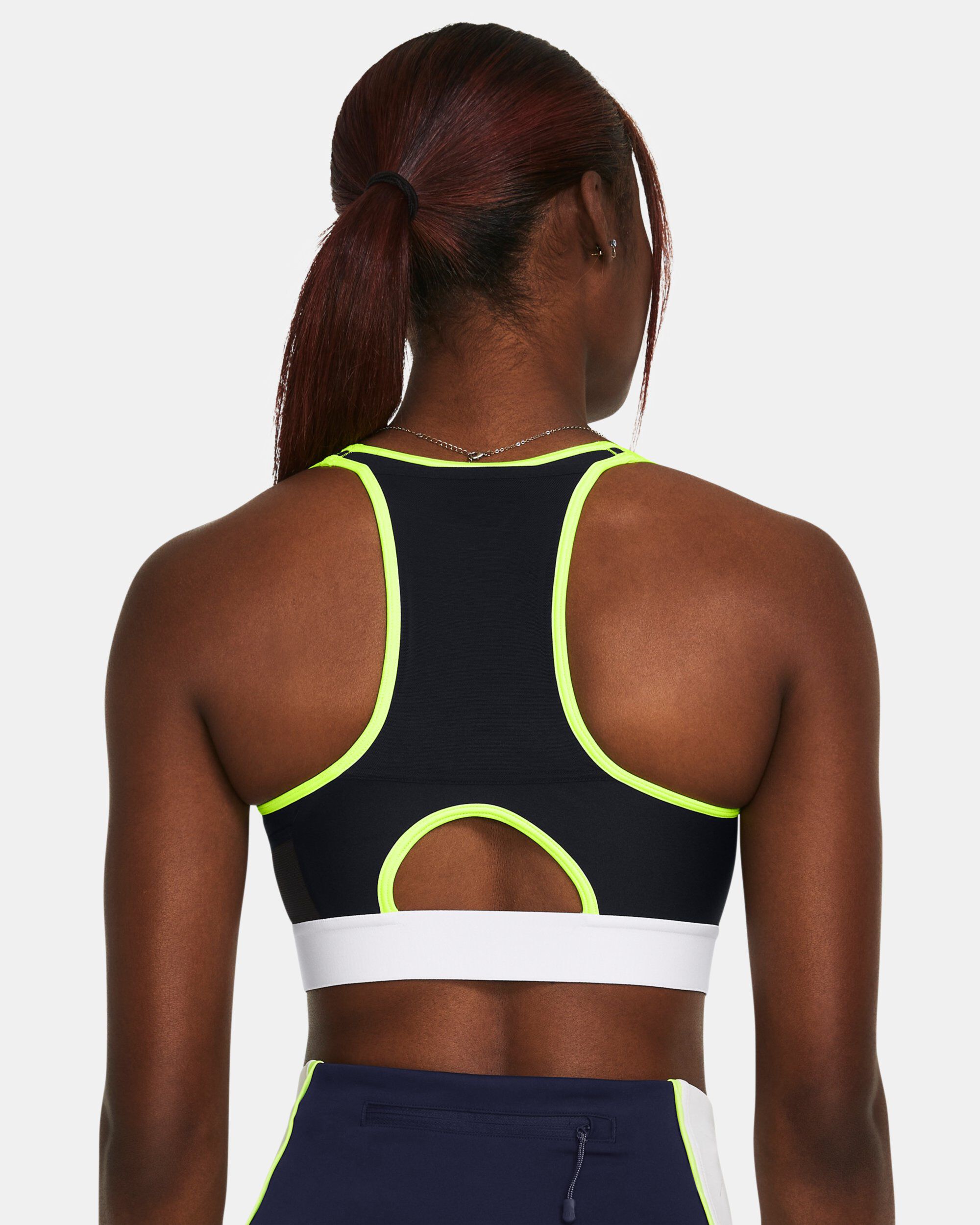 Buy Women s HeatGear Armour High Pocket Sports Bra Black in Dubai UAE Under Armour
