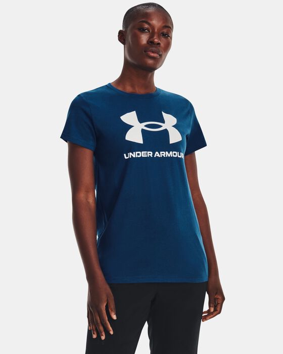 Women's UA Rival Logo Short Sleeve image number 0