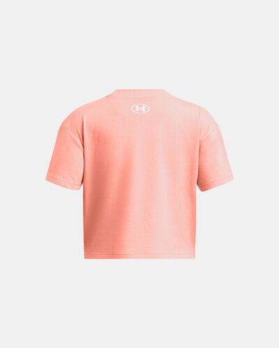 Girls' UA Crop Sportstyle Logo Short Sleeve