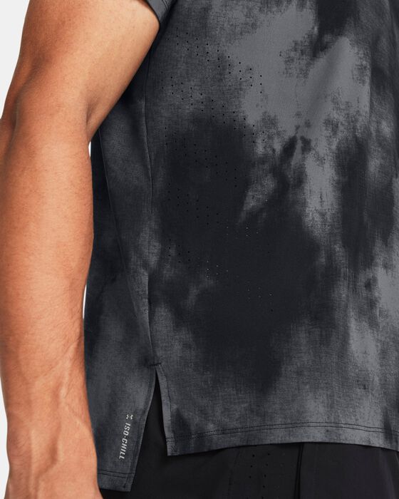 Men's UA Launch Elite Wash Short Sleeve image number 2