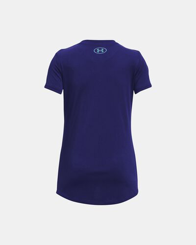 Girls' UA Tech™ Twist Wordmark Short Sleeve