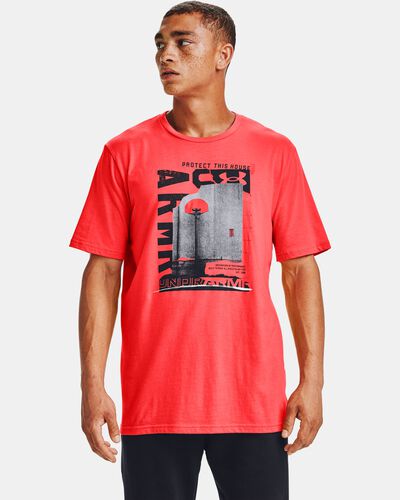 Men's UA Basketball Photoreal Short Sleeve
