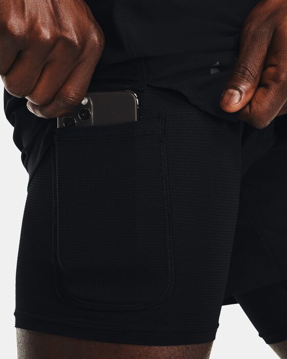Men's UA Iso-Chill Run 2-in-1 Shorts image number 3