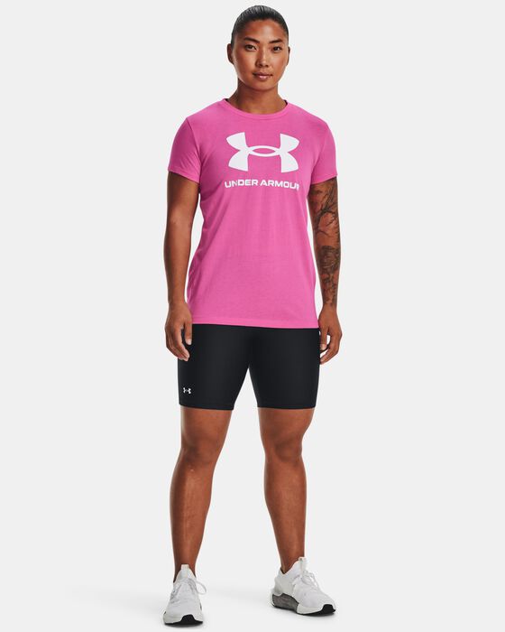Women's UA Rival Logo Short Sleeve image number 2
