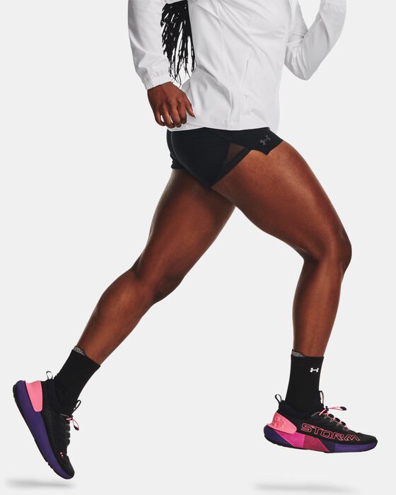Women's UA Run Stamina 3'' Shorts image number 2