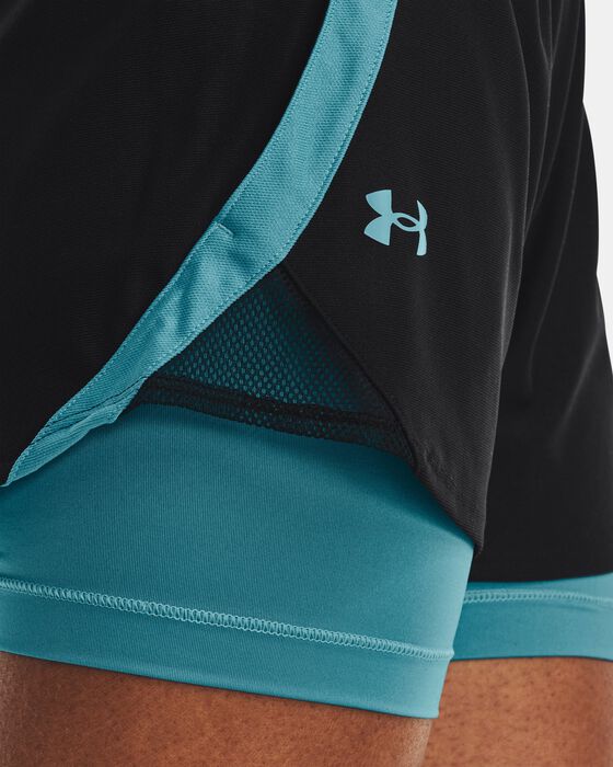 Women's UA Play Up 2-in-1 Shorts image number 3