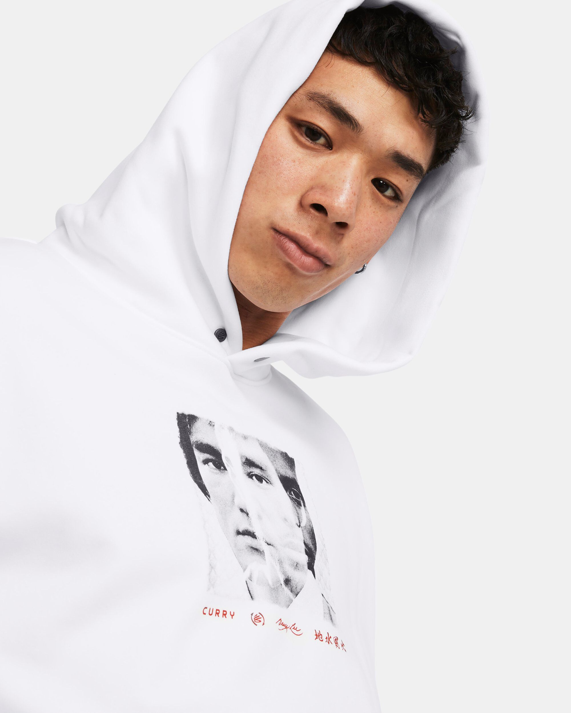 Buy Curry x Bruce Lee Hoodie White in Dubai UAE Under Armour
