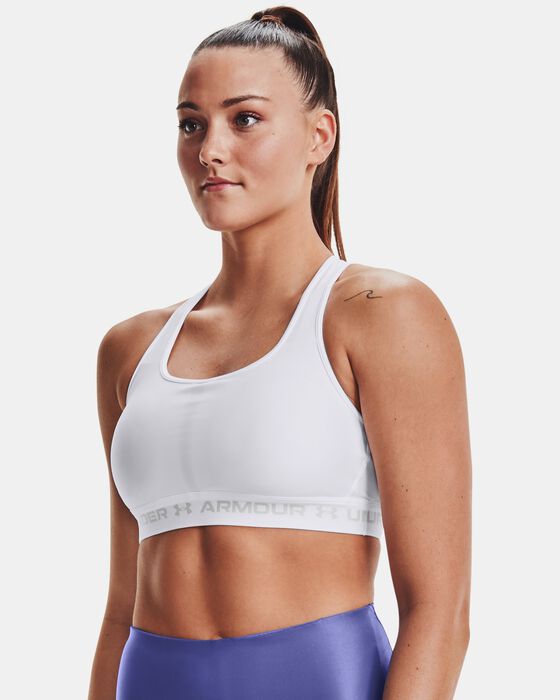 Women's Armour® Mid Crossback Sports Bra image number 2