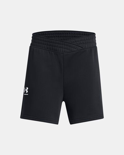 Girls' UA Rival Terry Crossover Shorts