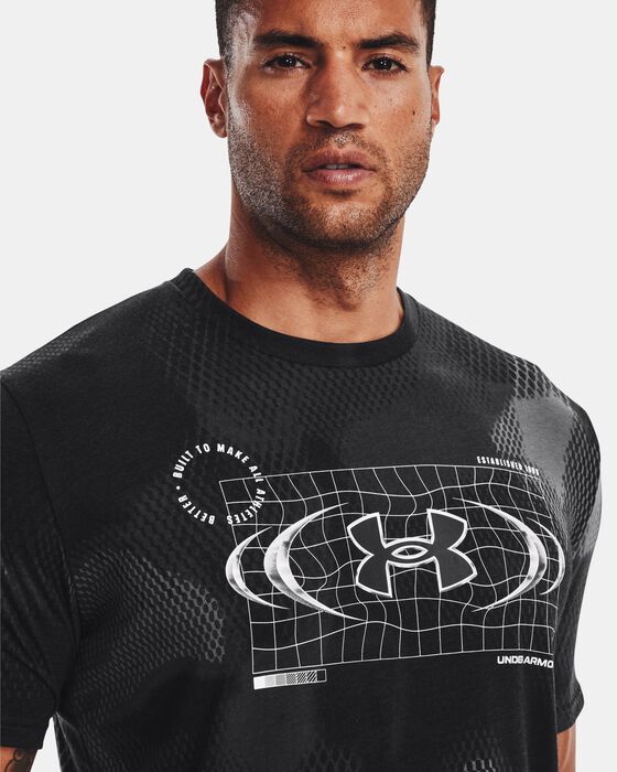 UA Football All Over Print Metal Logo image number 5