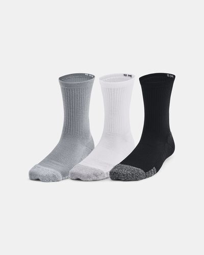 Kids' HeatGear® 3-Pack Crew Socks