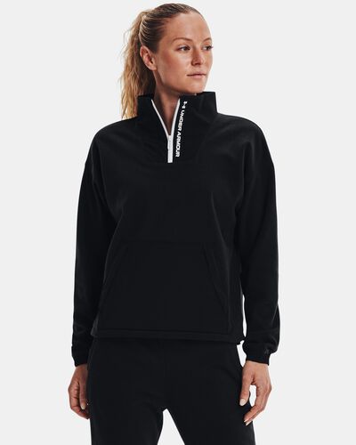 Women's UA RUSH™ Fleece ½ Zip Hoodie