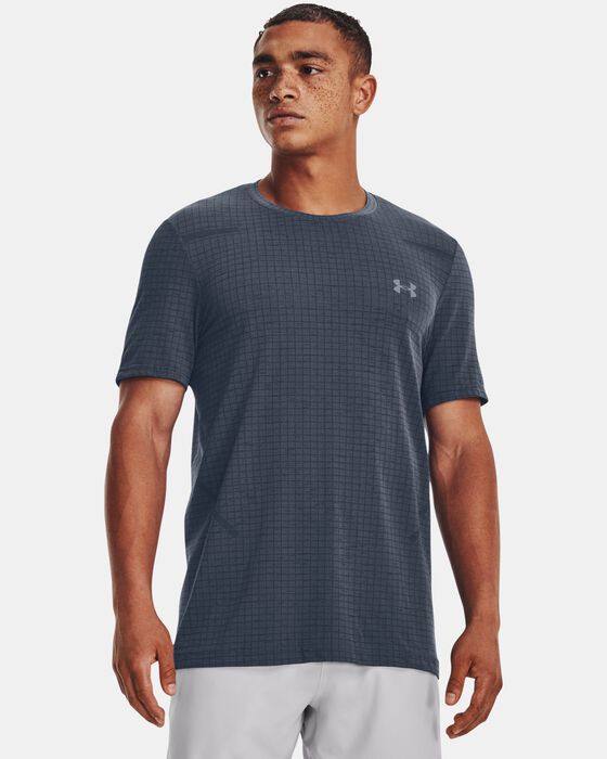 Men's UA Seamless Grid Short Sleeve image number 0