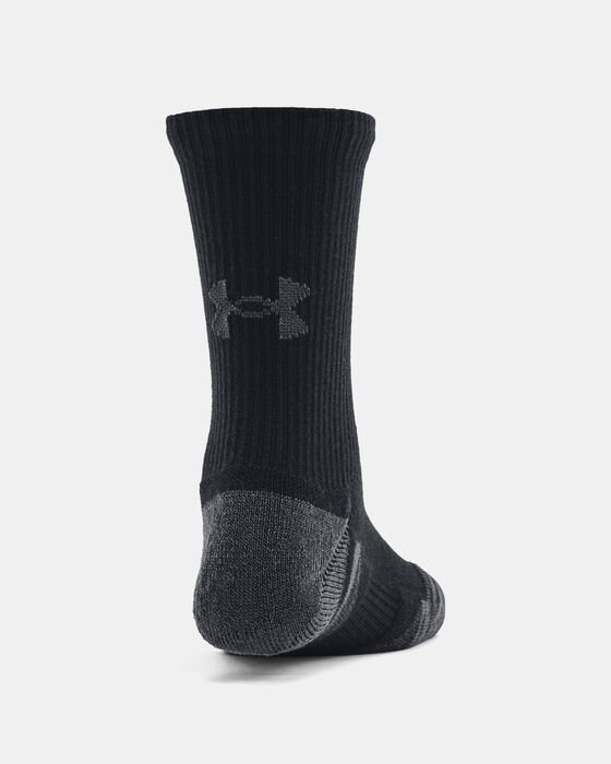 Kids' UA Performance Tech 3-Pack Crew Socks image number 2