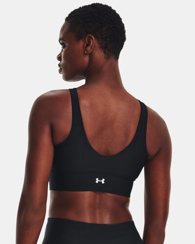 Under Armour Women's Project Rock Infinity Mid Sports Bra Purple in Dubai,  UAE