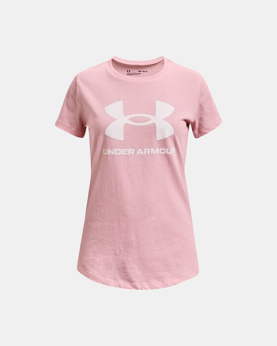Girls' UA Sportstyle Graphic Short Sleeve image number 0