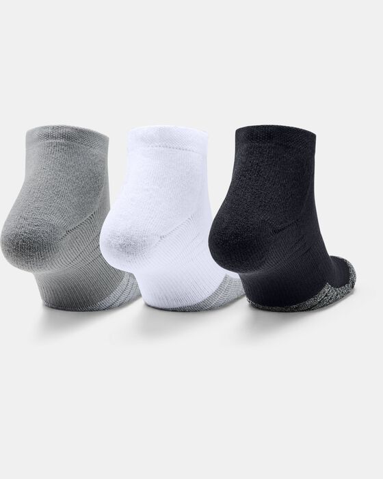 Adult HeatGear® Lo Cut Socks 3-Pack image number 2