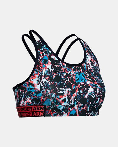 Girls' HeatGear® Armour Printed Sports Bra