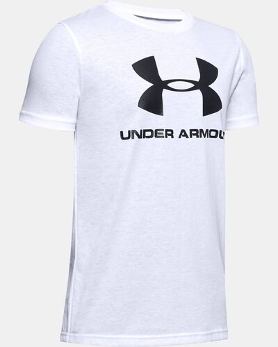 Boys' UA Sportstyle Logo Short Sleeve