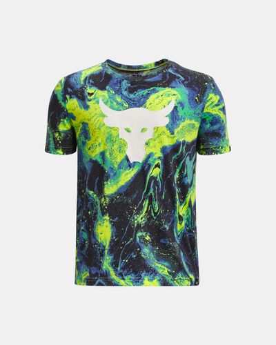 Boys' Project Rock Marble Print Short Sleeve