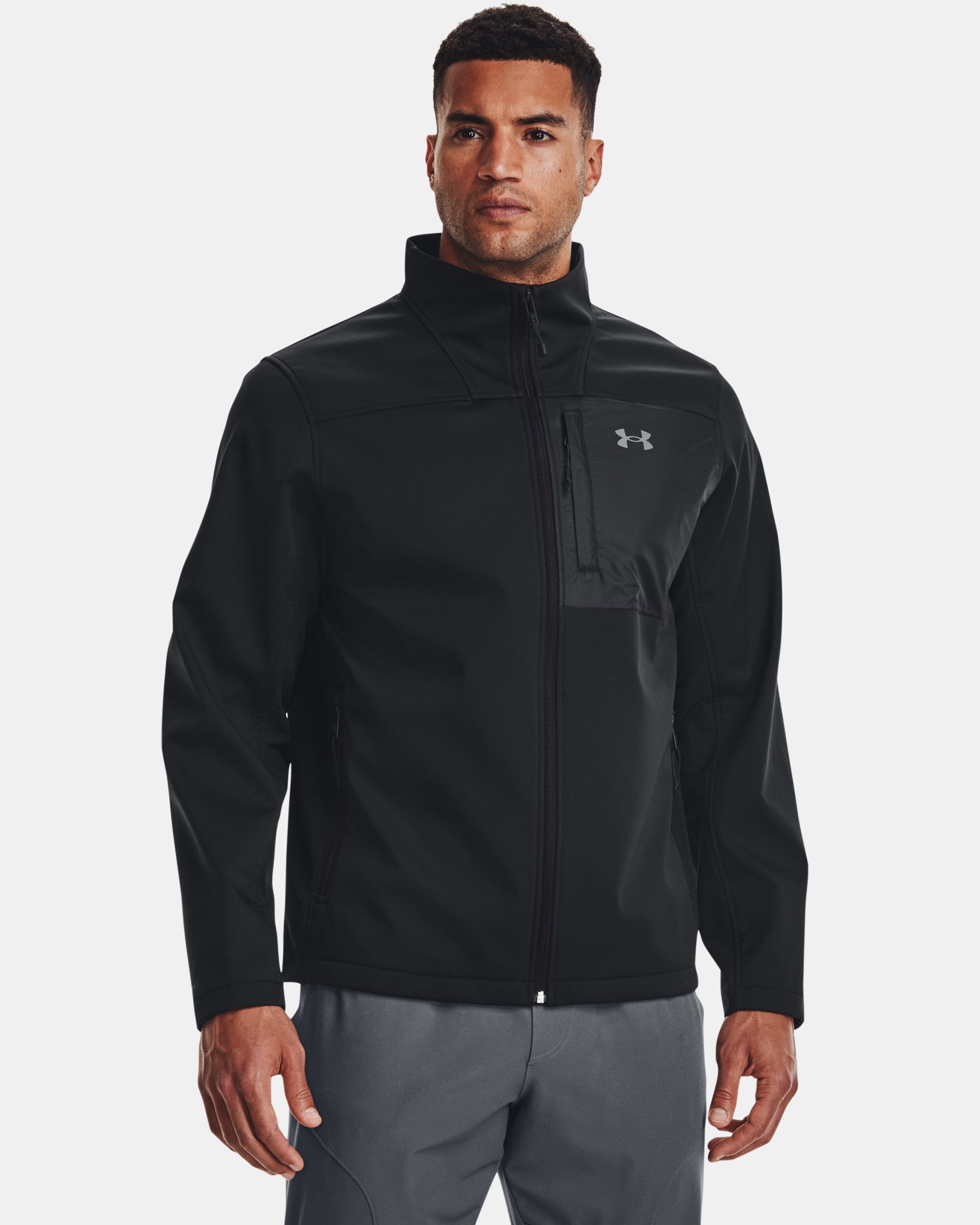 Black under armour jacket cheap mens