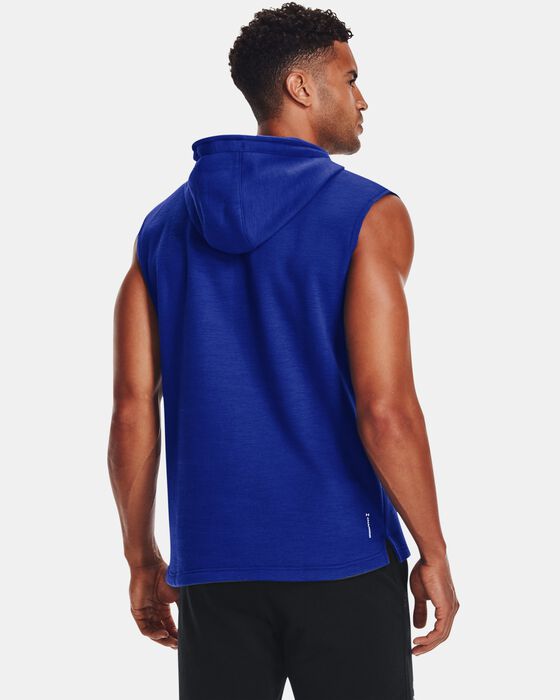 Men's Project Rock Charged Cotton® Fleece Sleeveless Hoodie image number 1