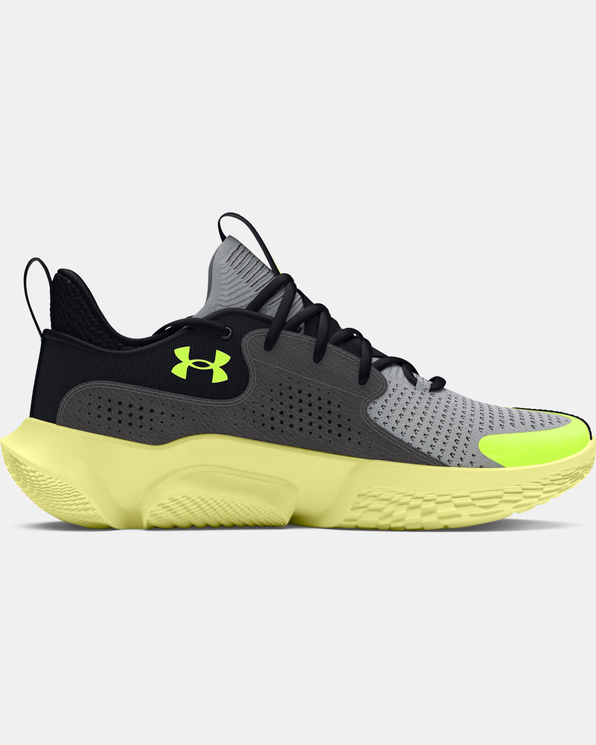 Yellow under armour basketball shoes on sale