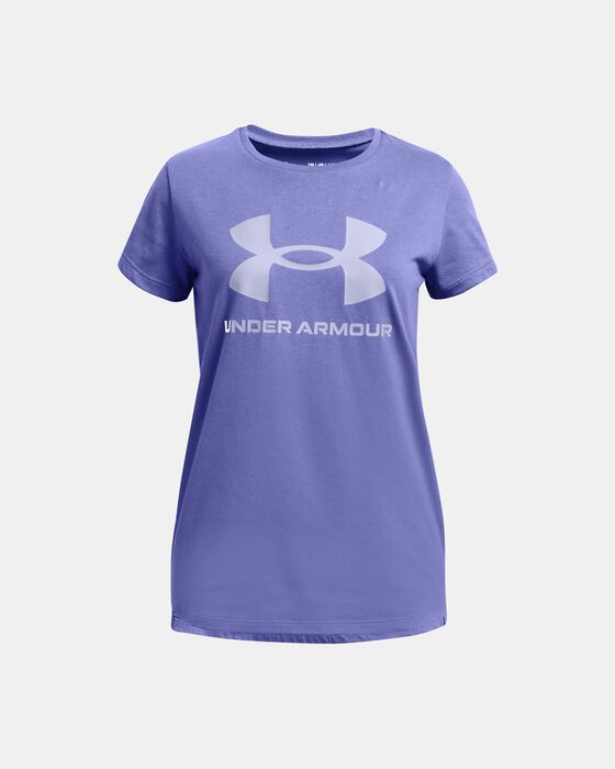 Girls' UA Sportstyle Graphic Short Sleeve image number 0