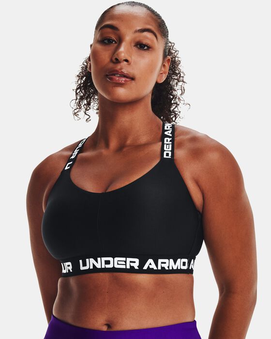Women's UA Crossback Strappy Low Sports Bra image number 3