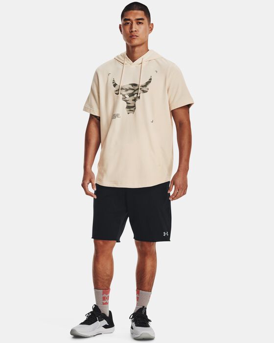 Men's Project Rock Terry Short Sleeve Hoodie image number 2