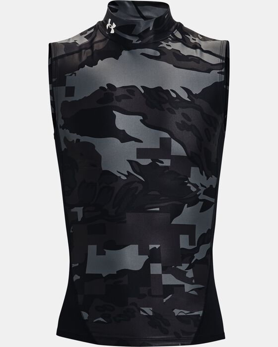 Men's UA Iso-Chill Compression Mock Printed Sleeveless image number 5