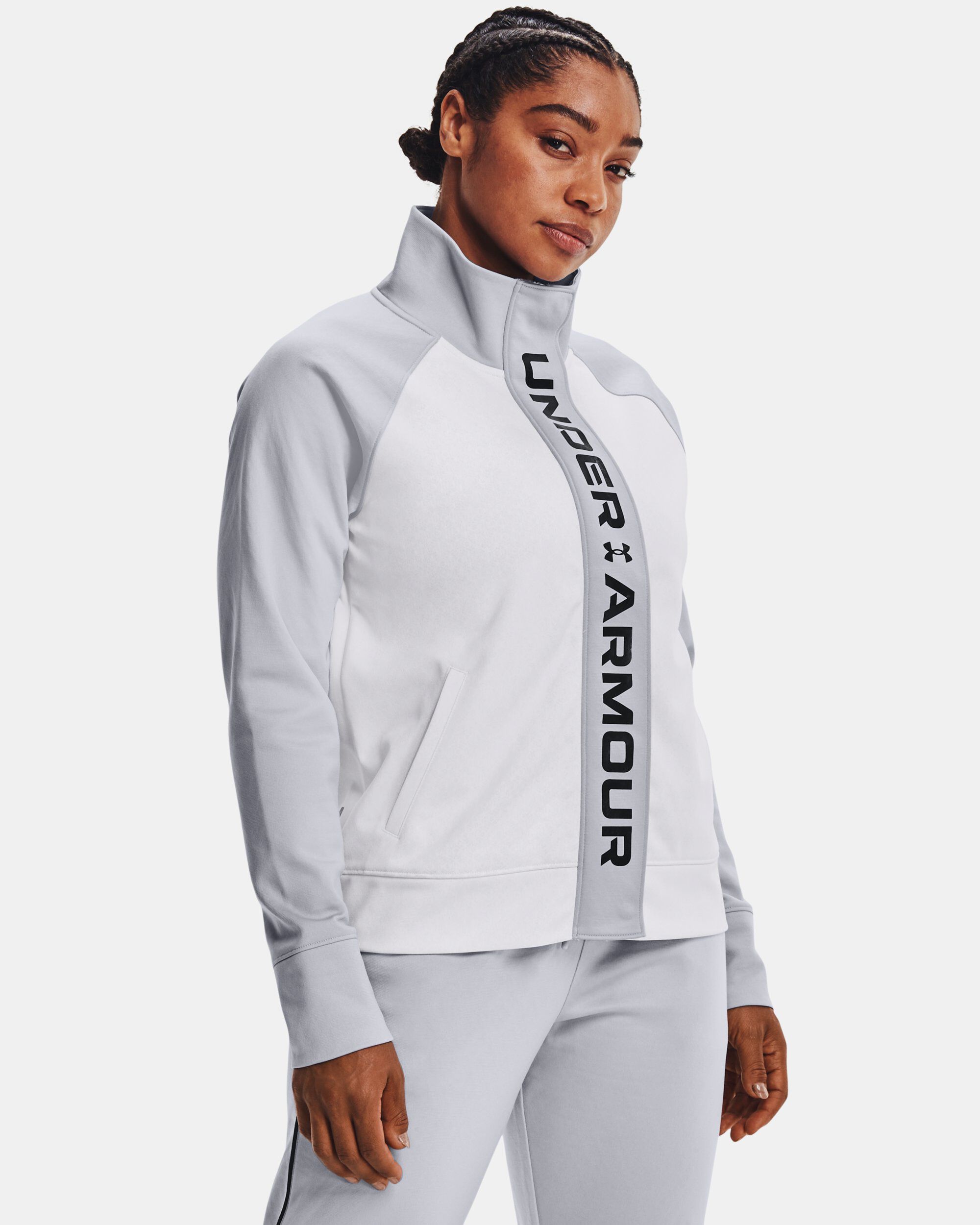 Under armour women's white jacket on sale