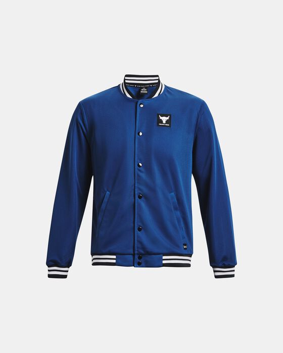 Men's Project Rock Mesh Varsity Jacket image number 4