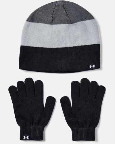 Boys' UA Beanie Glove Combo