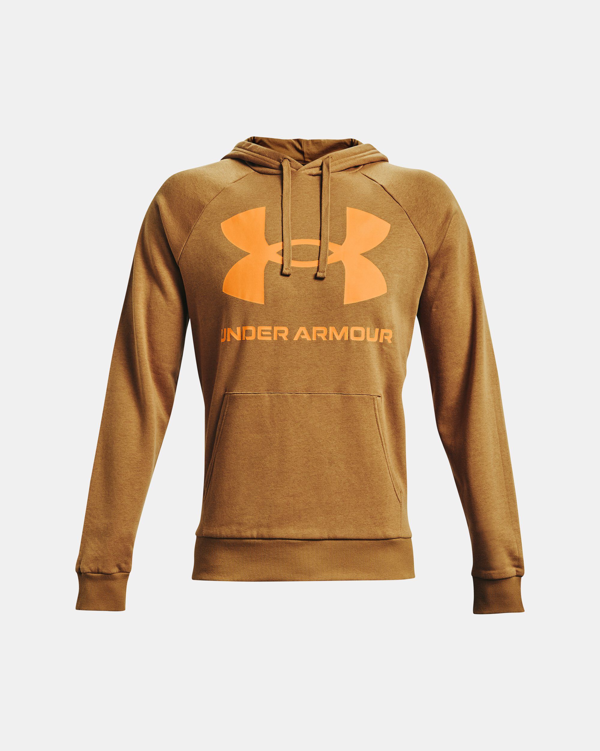 Under Armour Men s UA Rival Fleece Big Logo Hoodie Brown in Dubai UAE