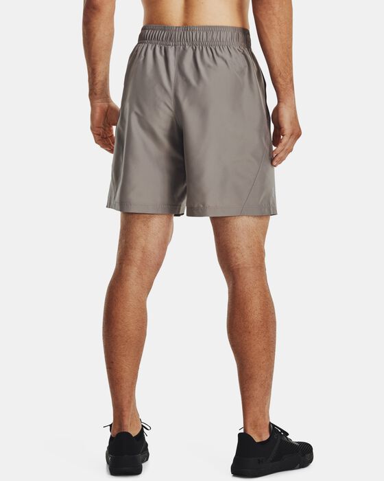 Men's UA Woven Graphic Wordmark Shorts image number 1