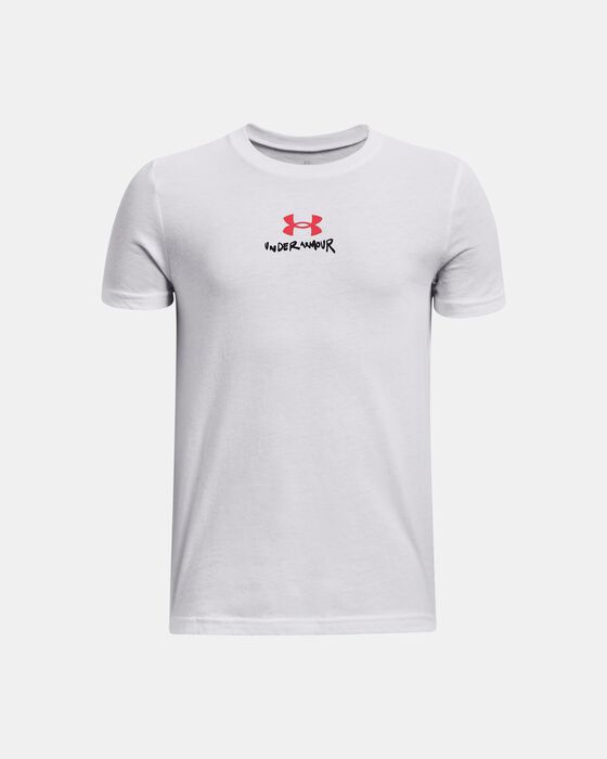 Boys' UA Scribble Branded Short Sleeve image number 0