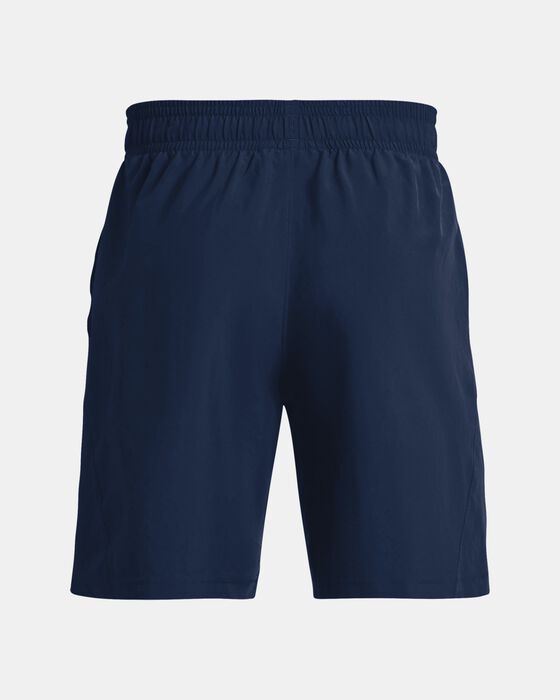 Men's UA Woven Graphic Wordmark Shorts image number 6