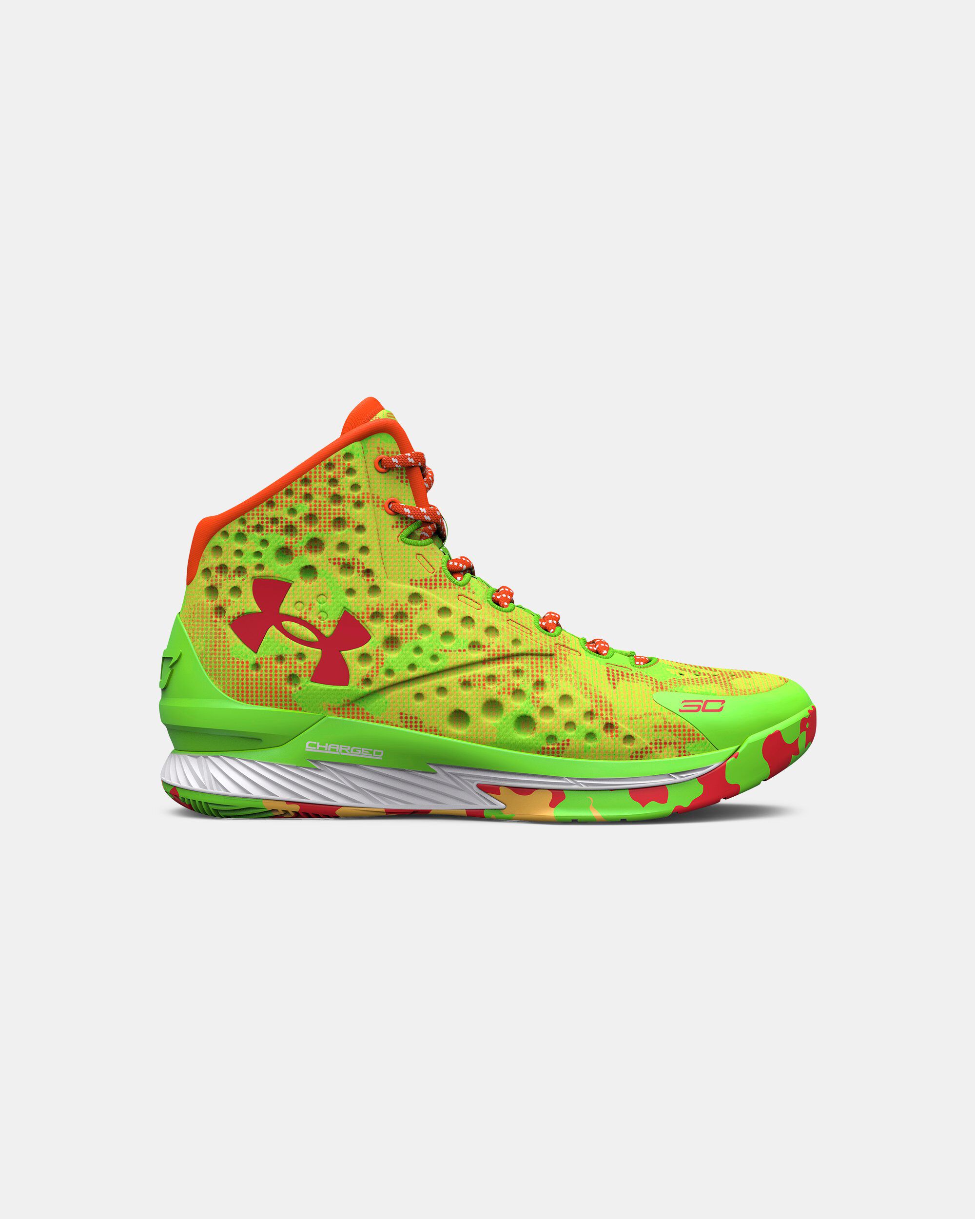 Buy Unisex Curry One Sour Then Sweet Basketball Shoes Green in Dubai UAE Under Armour