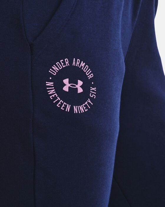 Women's UA Rival Fleece Crest Joggers image number 3
