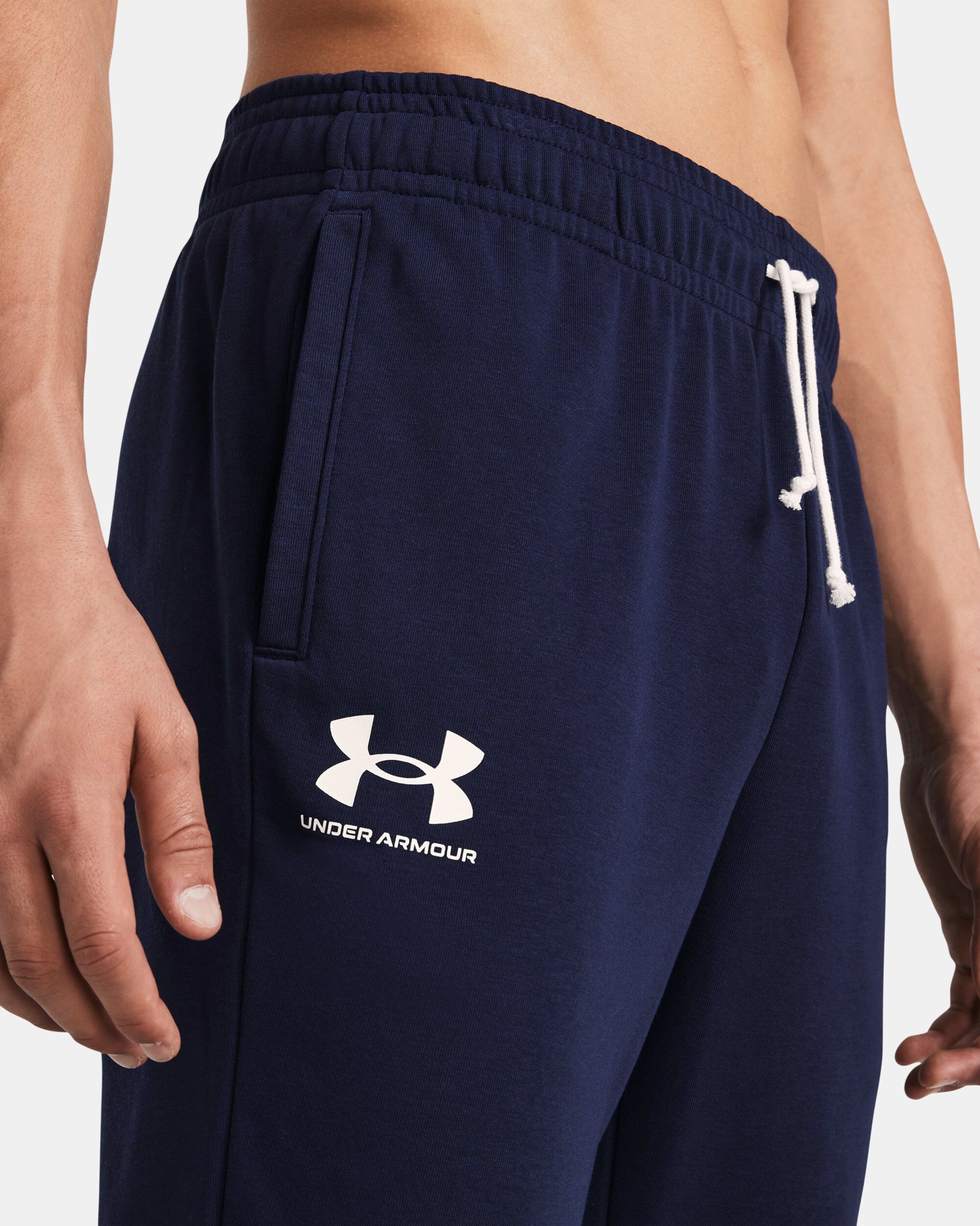 Navy under armour joggers on sale