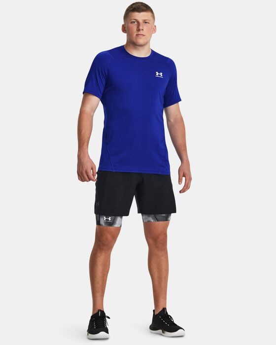 Men's HeatGearÂ® Printed Long Shorts image number 2