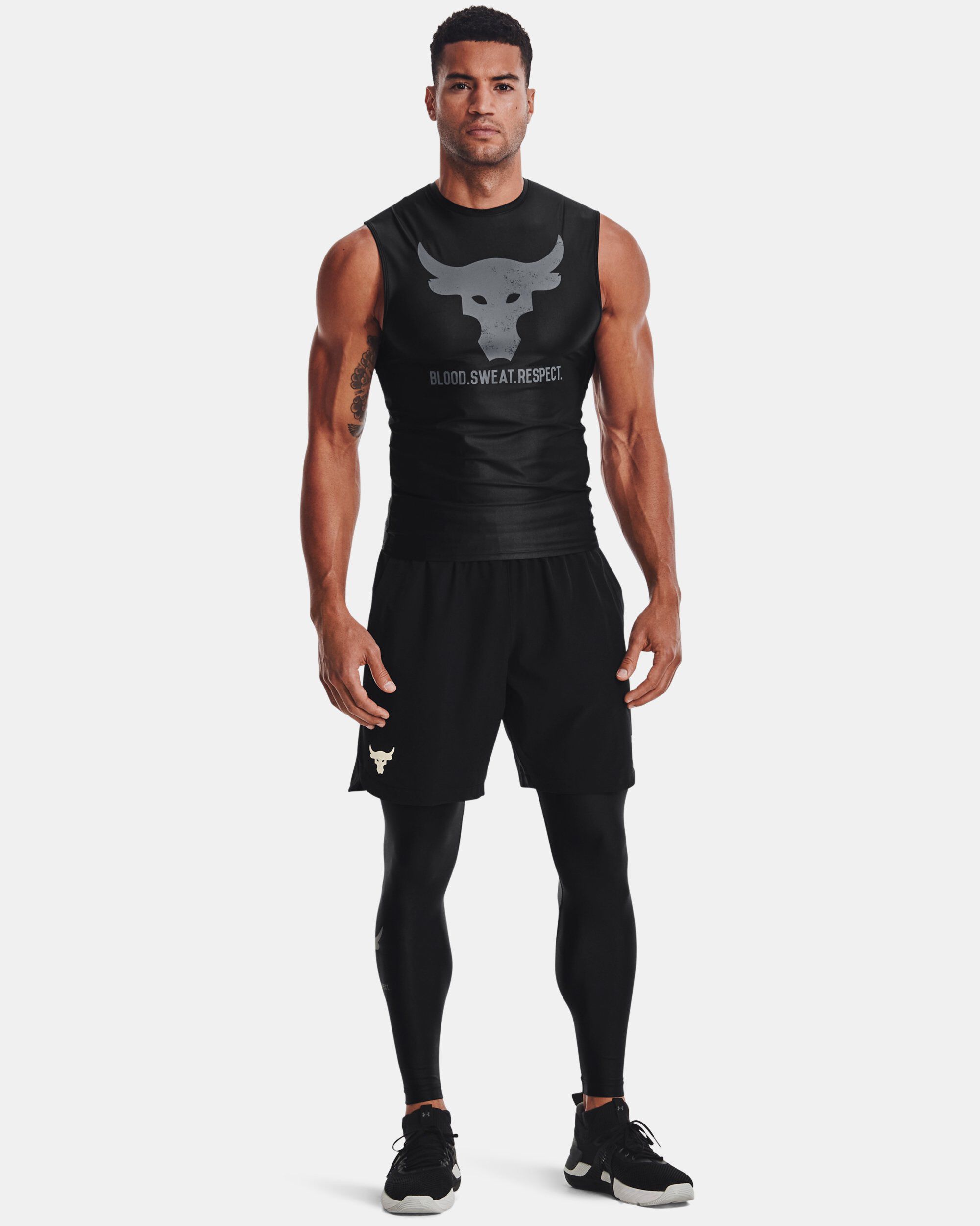 Under Armour Men s Project Rock Iso Chill Leggings Black in Dubai UAE